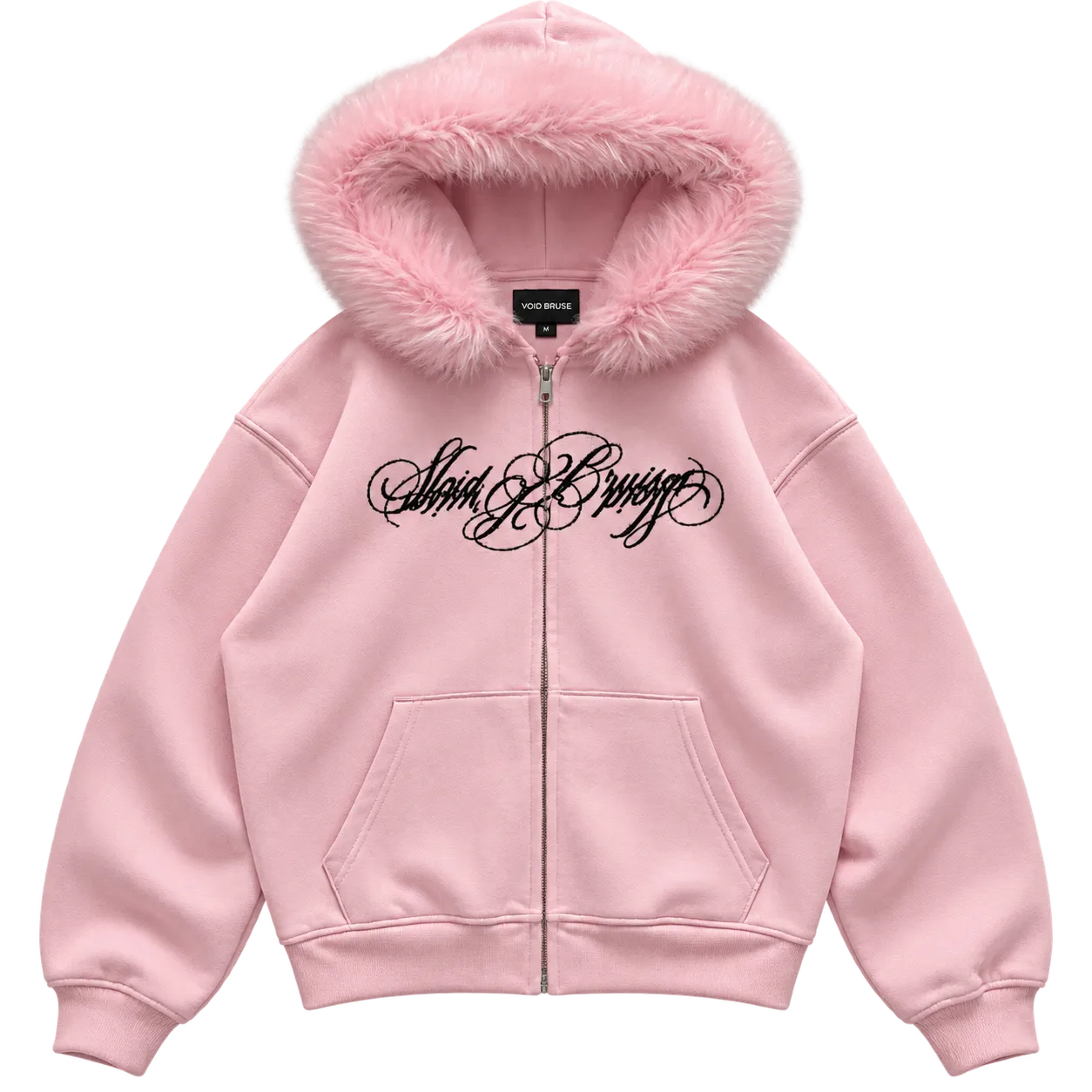 Moletom Zip Fur Pink