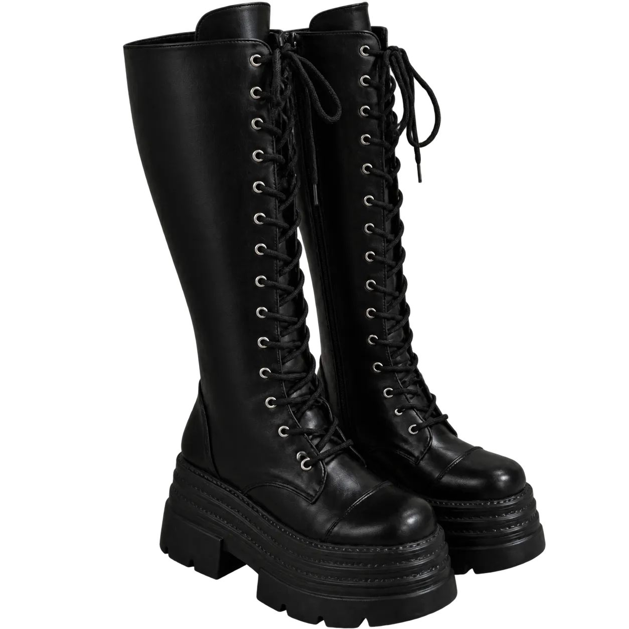 Bota Combat Knee High