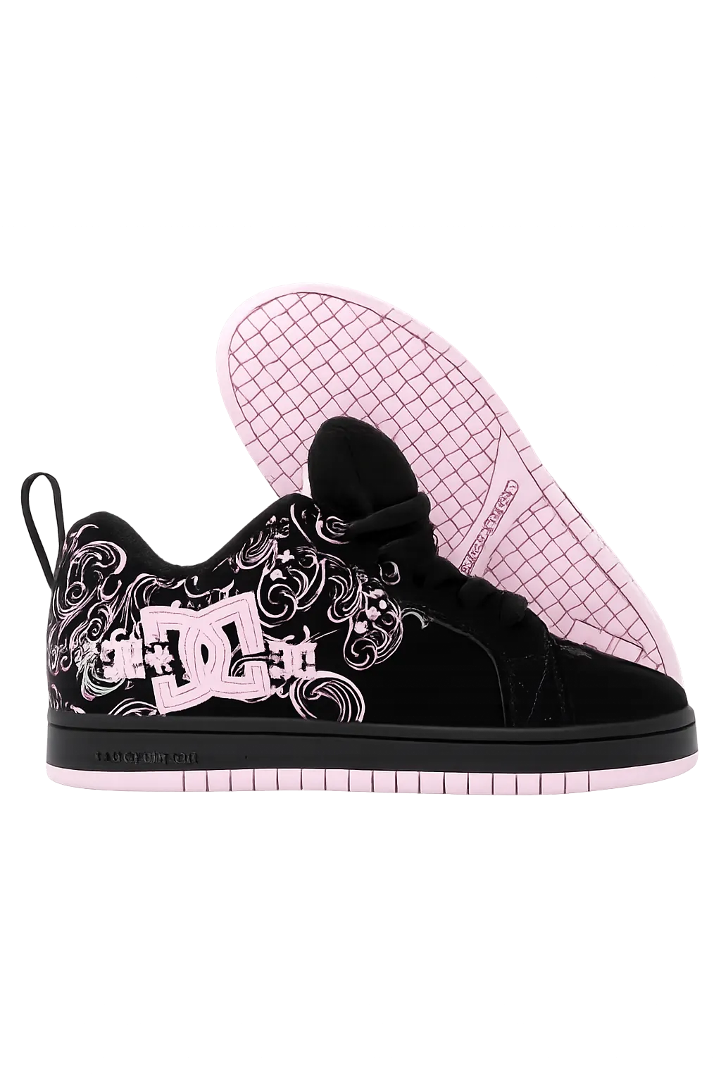 Tênis D.C Pink Swirl Y2K Girl 2000s