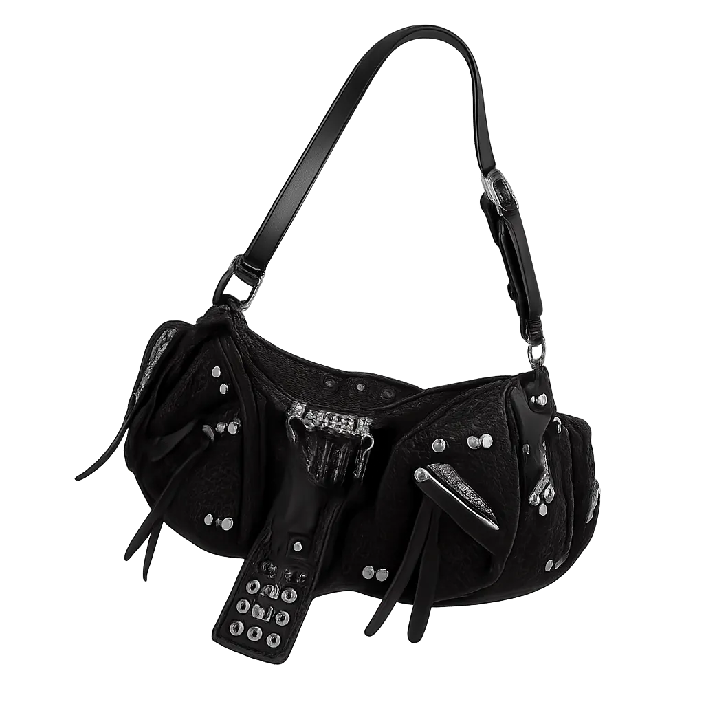 Bolsa Baguette Punk Y2K